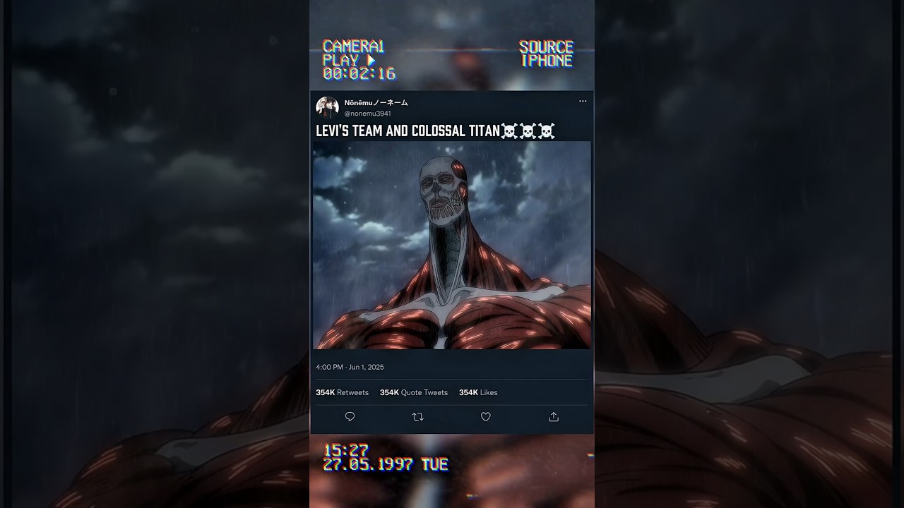 armin, colossal titan☠️🥶