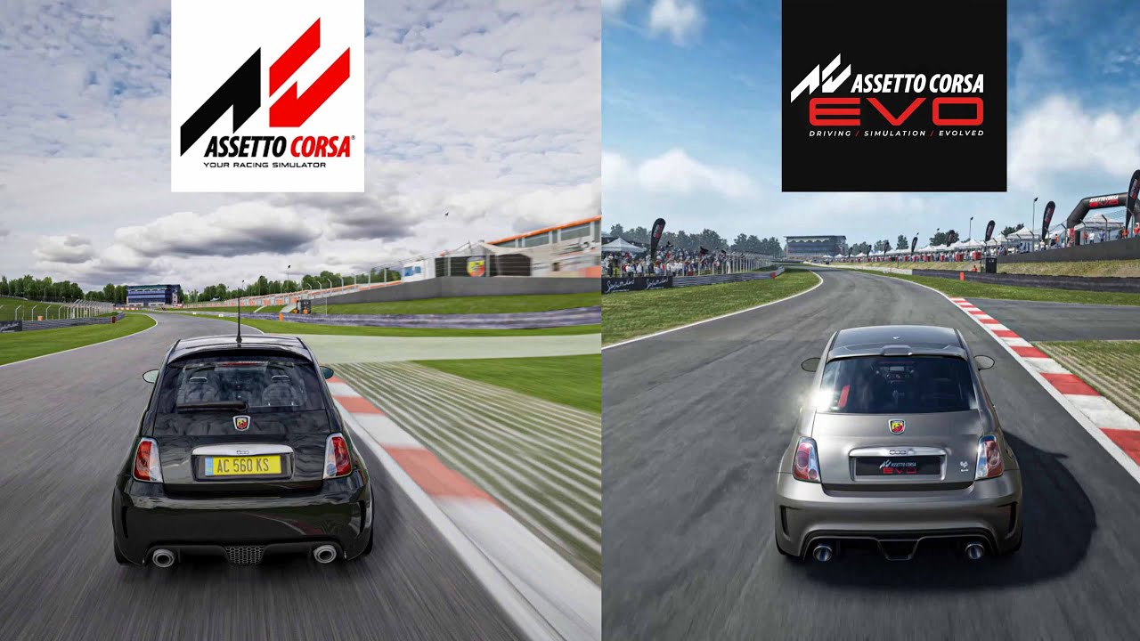 【Assetto Corsa EVO】アセットコルサとEVOを比較してみた！ - AssettoCorsa EVO comparison