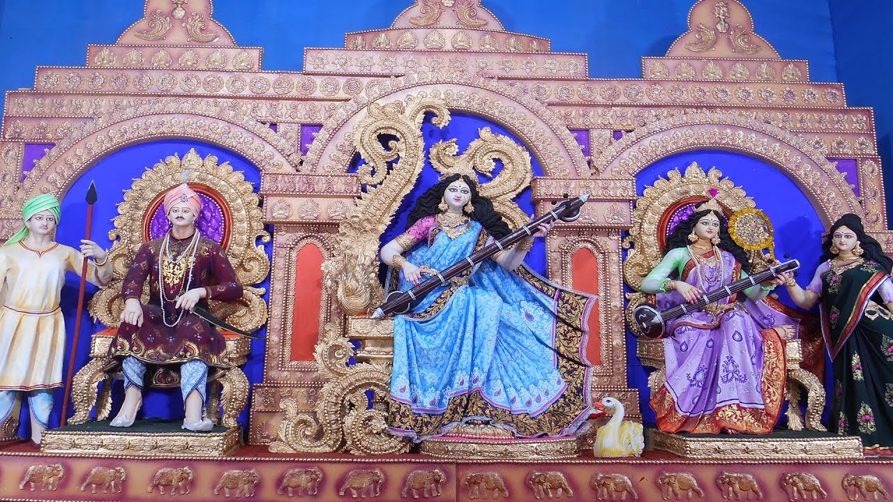 Saraswati Puja In Magra (Hooghly). Kolkata. India......