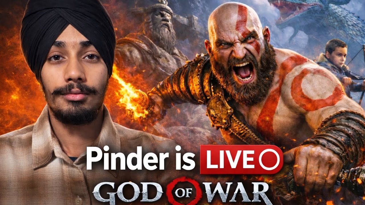 Pinder is live🇨🇦|GOD OF WAR.  #godofwar #pcgaming #ps5 #trending #gaming #shorts #video #youtube
