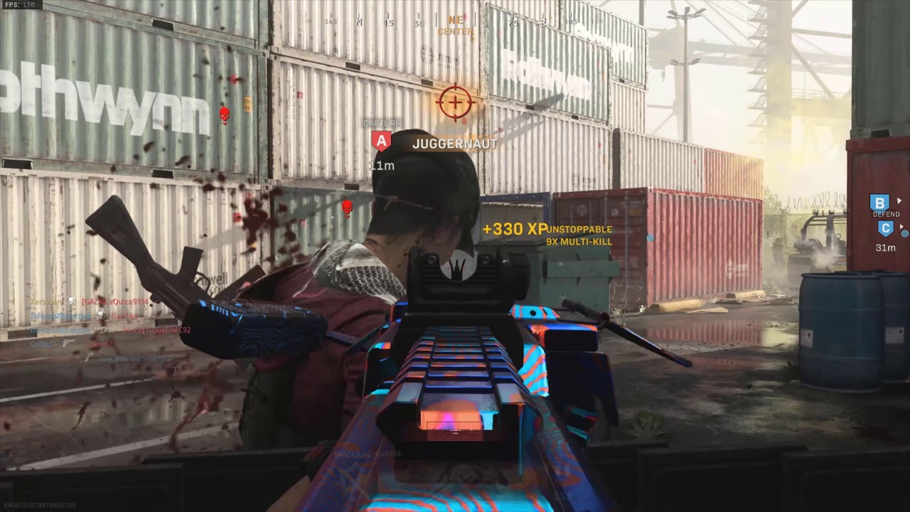 Modern Warfare: double nuke(200+ kills non lethal  + quad fail)
