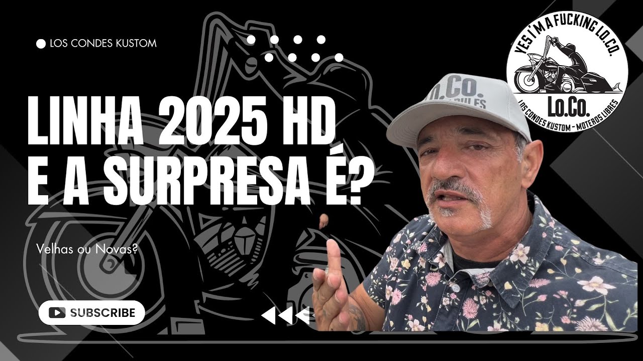 Coisas que você PRECISA saber sobre a linha 2025 da Harley-Davidson - Los Condes Kustom