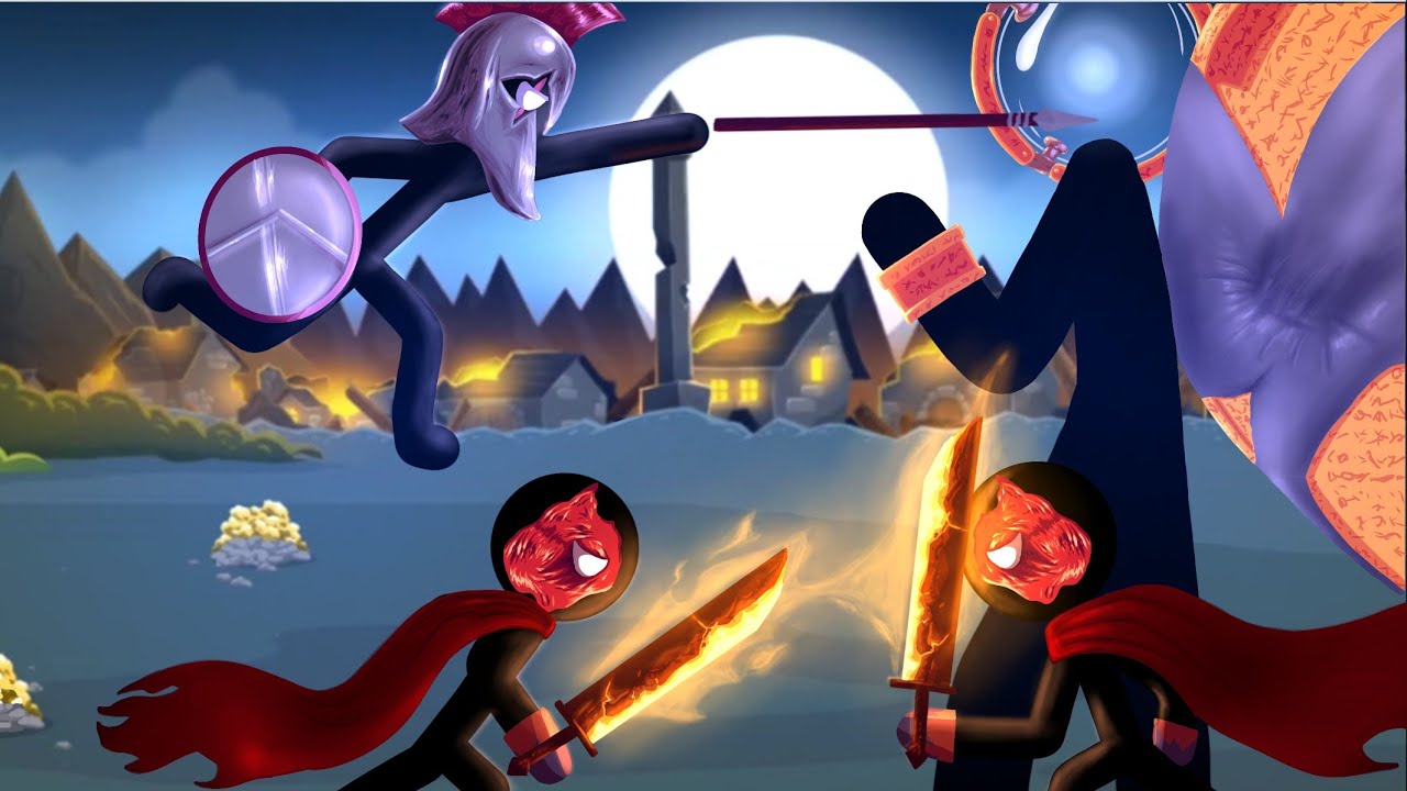 Stick War Saga играю в последний рубеж.
