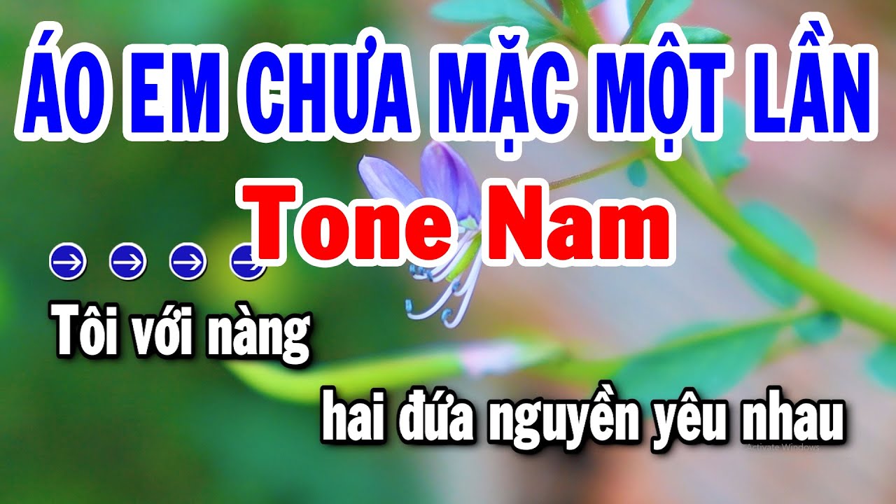 Karaoke Áo Em Chưa Mặc Một Lần Tone Nam Nhạc Sống Mới Chuẩn Nhất | Karaoke Tuyển Chọn
