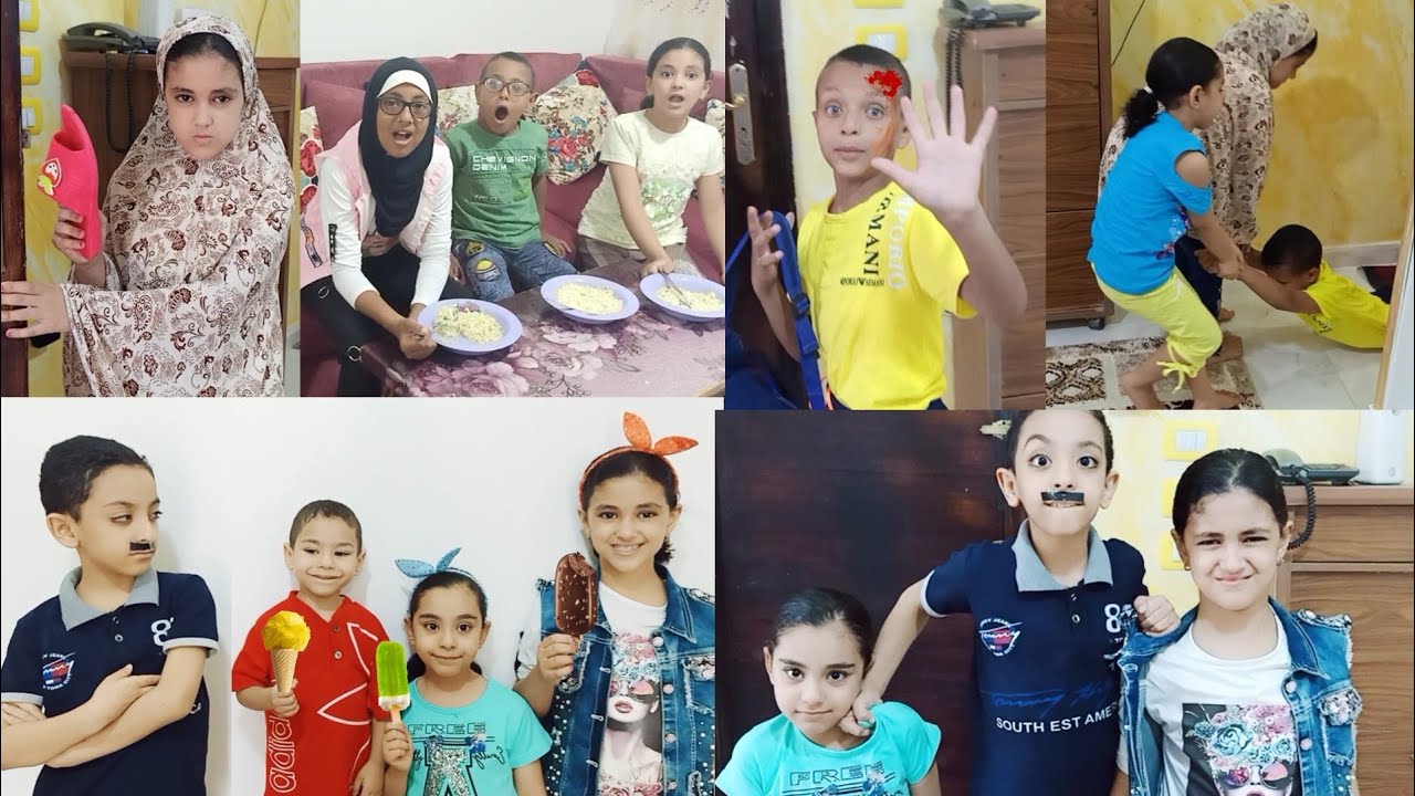 جميع اسكتشات حبيبه واخواتها الجزء السابع/يوميات عائله حبيبهHabiba family