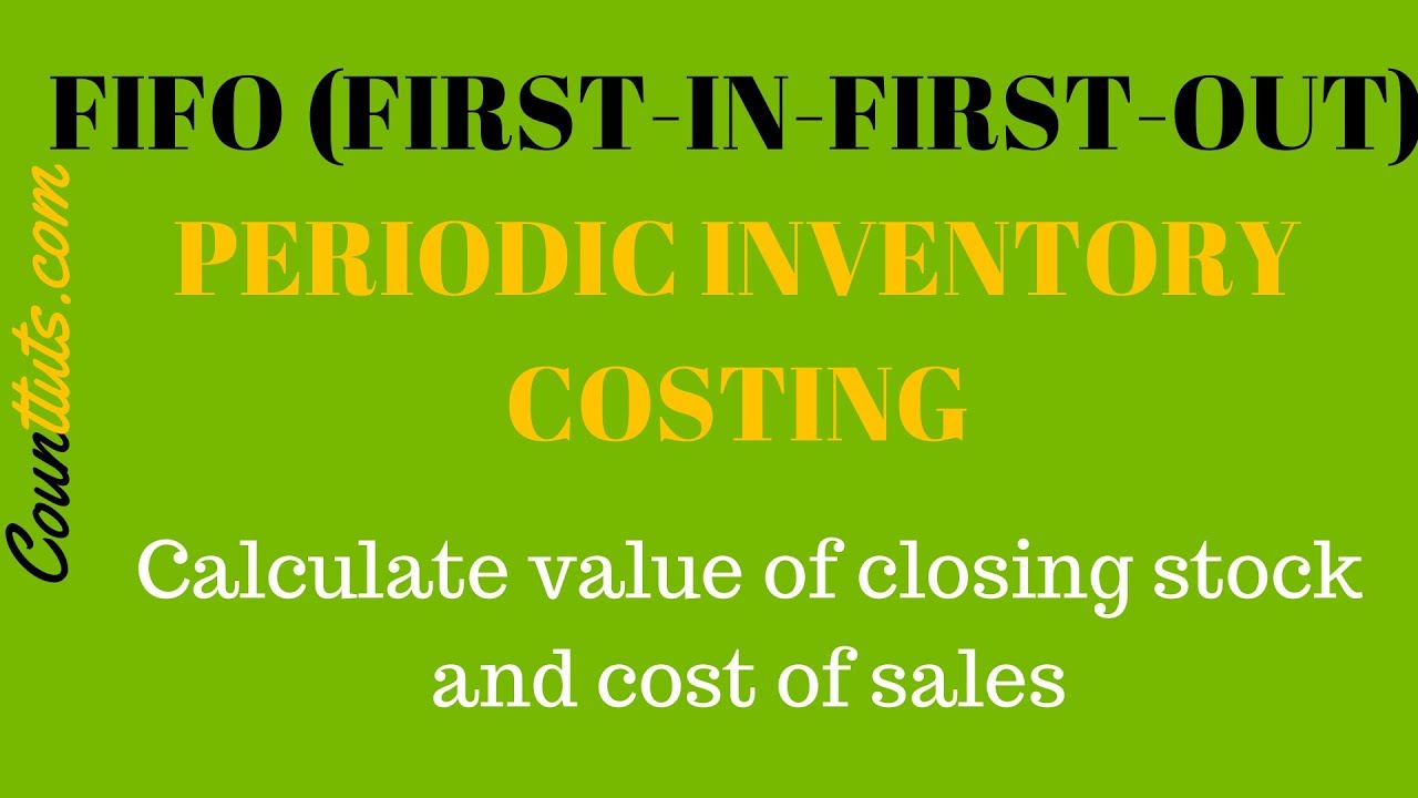 First In First Out (FIFO) | PERIODIC Example