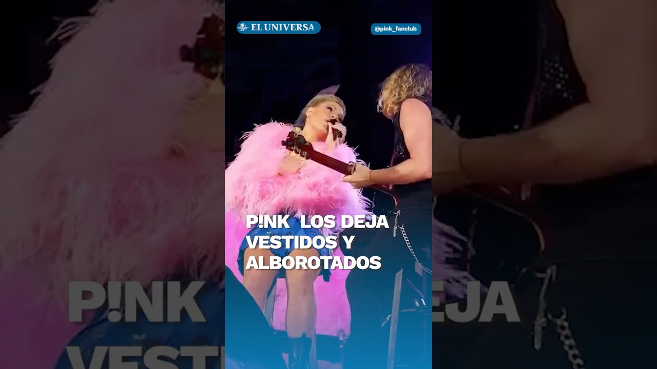 Adi&oacute;s, Summer Carnival Tour: cancelan conciertos de Pink en M&eacute;xico 2026 #Shorts