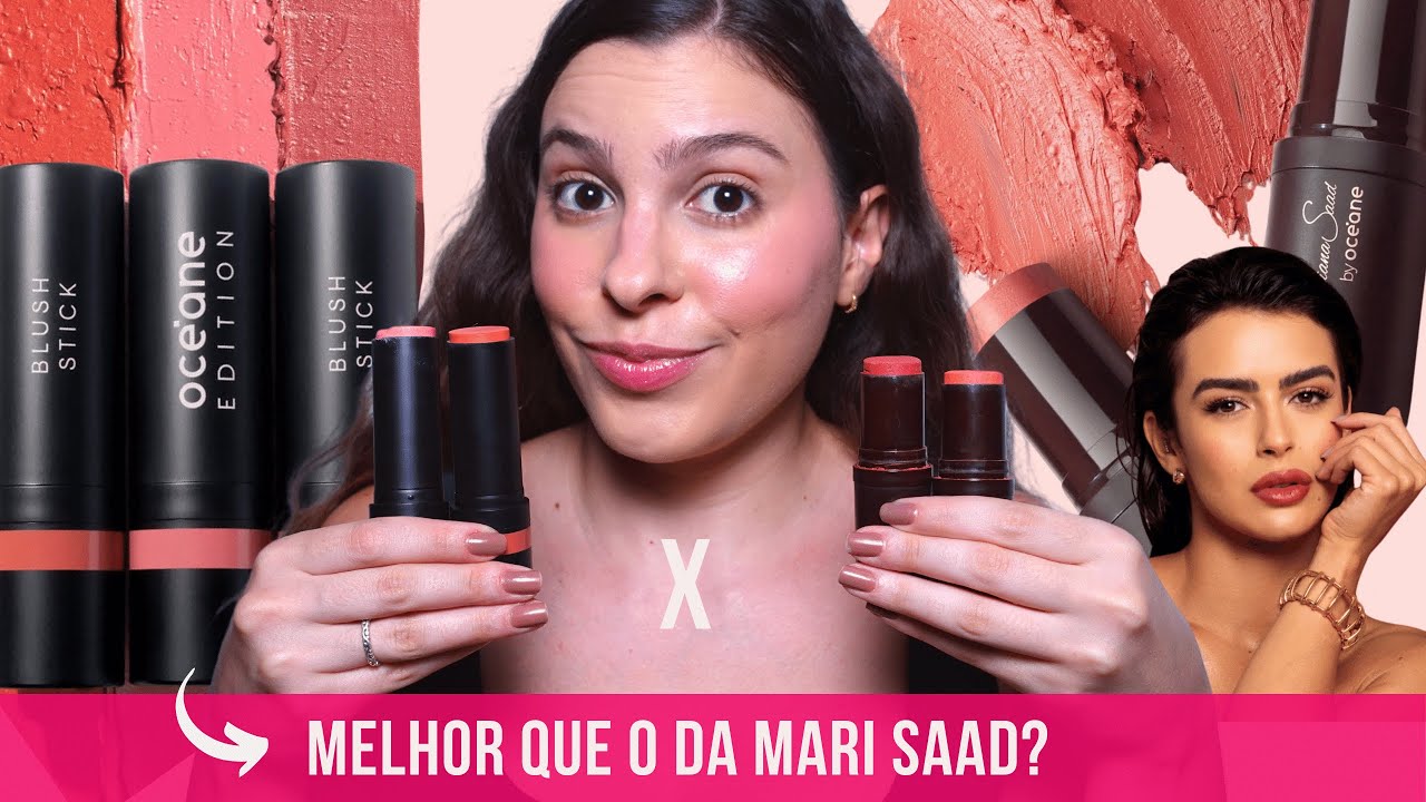 LINHA MARI SAAD X OCEANE EDITION | OS BLUSHES CREMOSOS DA MARI SAAD SÃO MELHORES?
