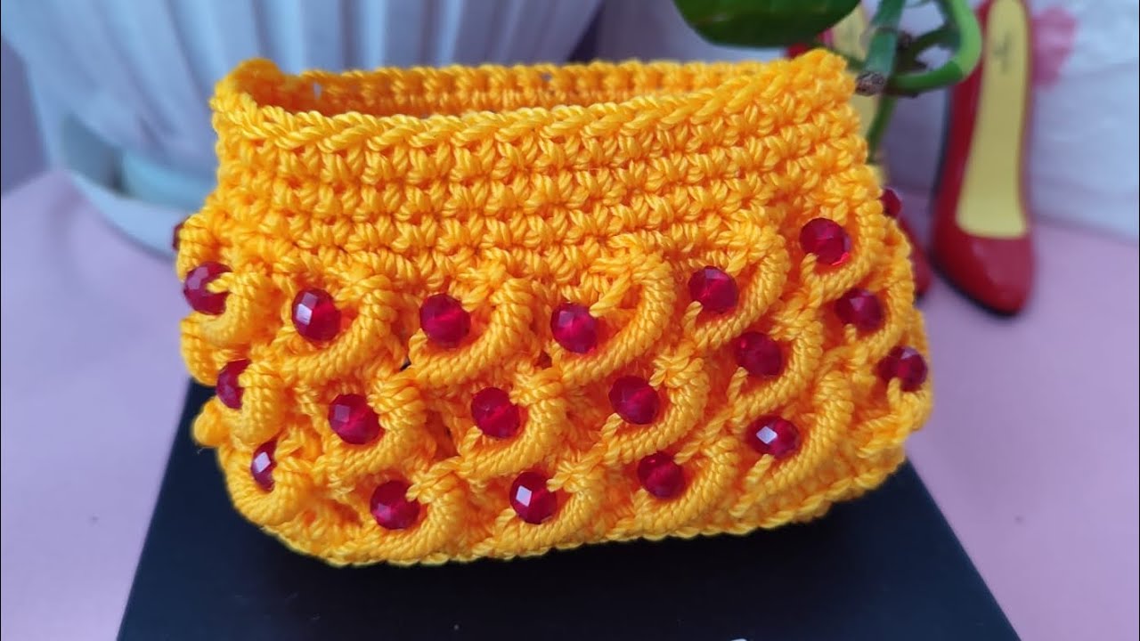 Monedero a CROCHET, precioso PUNTO! ✨️