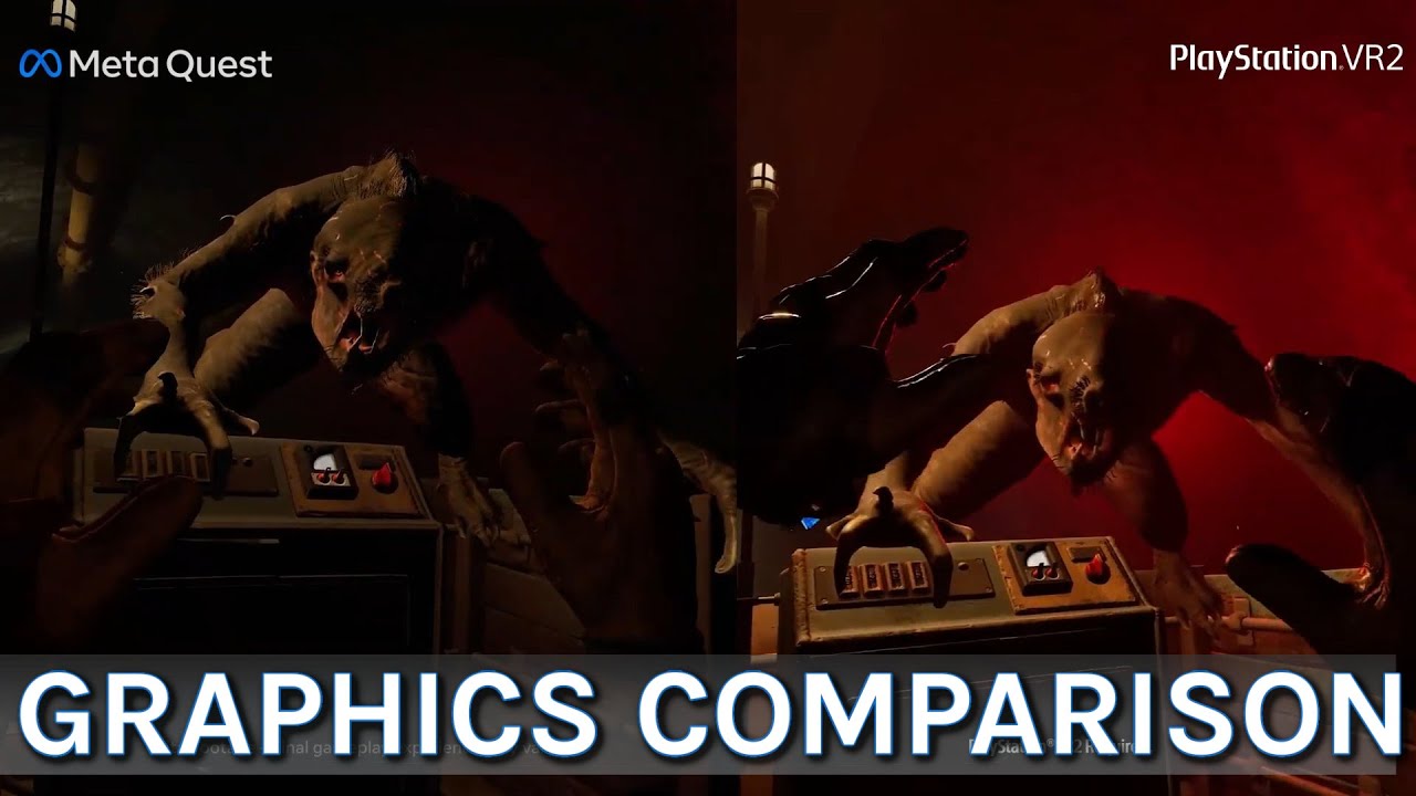 Metro Awakening VR Graphics Comparison: Quest 3 vs PlayStation VR2