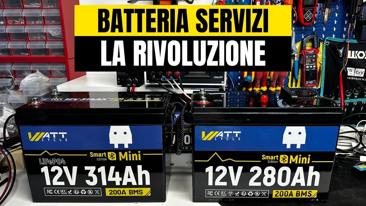 Batteria al Litio per Barca: Perch&eacute; Sceglierle + Recensione WattCycle 280Ah & 314Ah Mini Smart