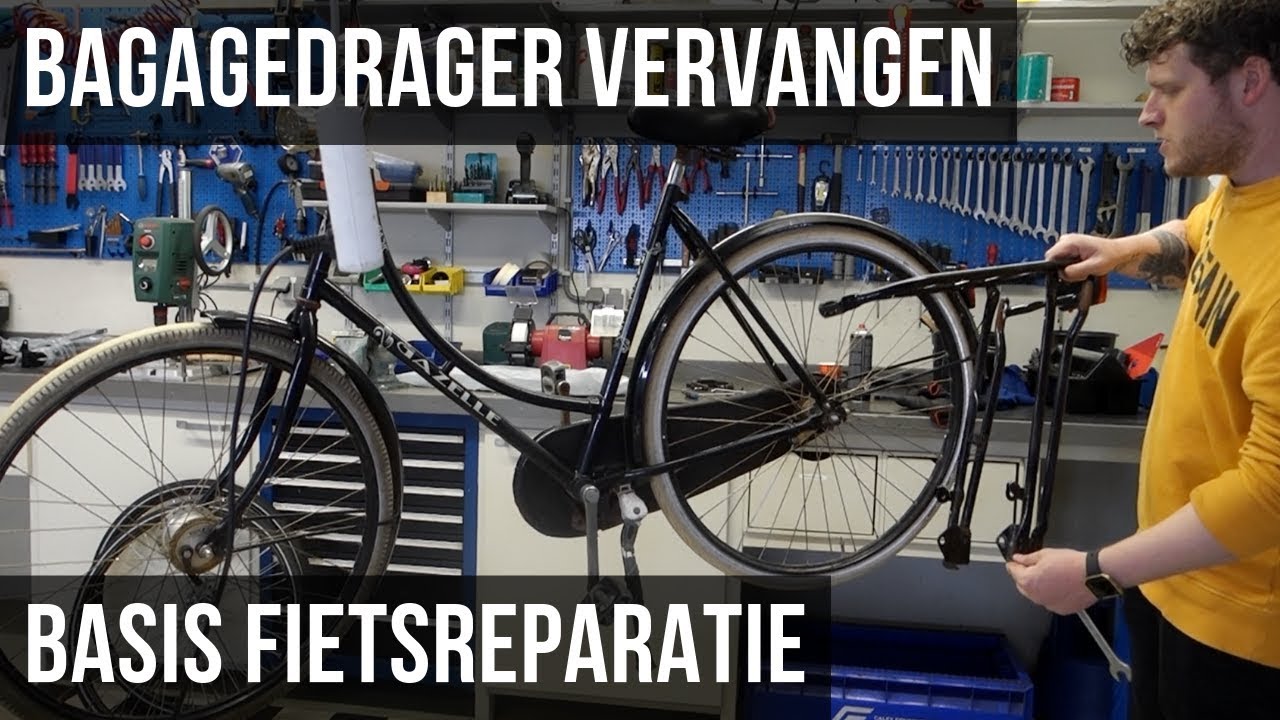 Zelf je bagagedrager vervangen - Stadsfiets bagage drager monteren