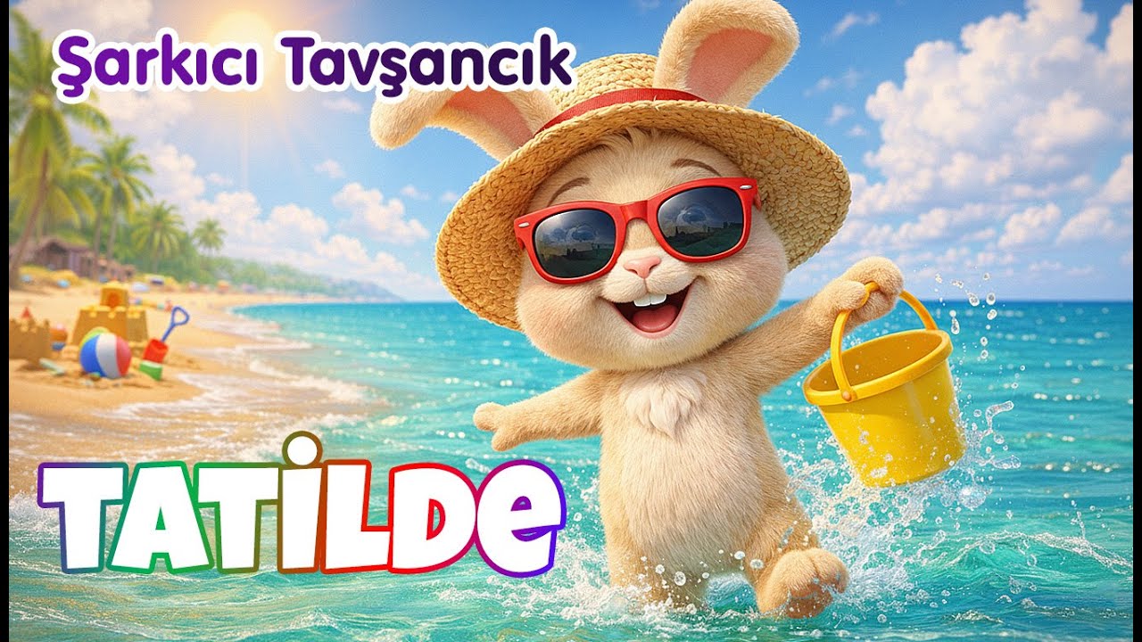 Şarkıcı Tavşancık Tatilde 🏖️ | Eğlenceli Yaz Çocuk Şarkısı