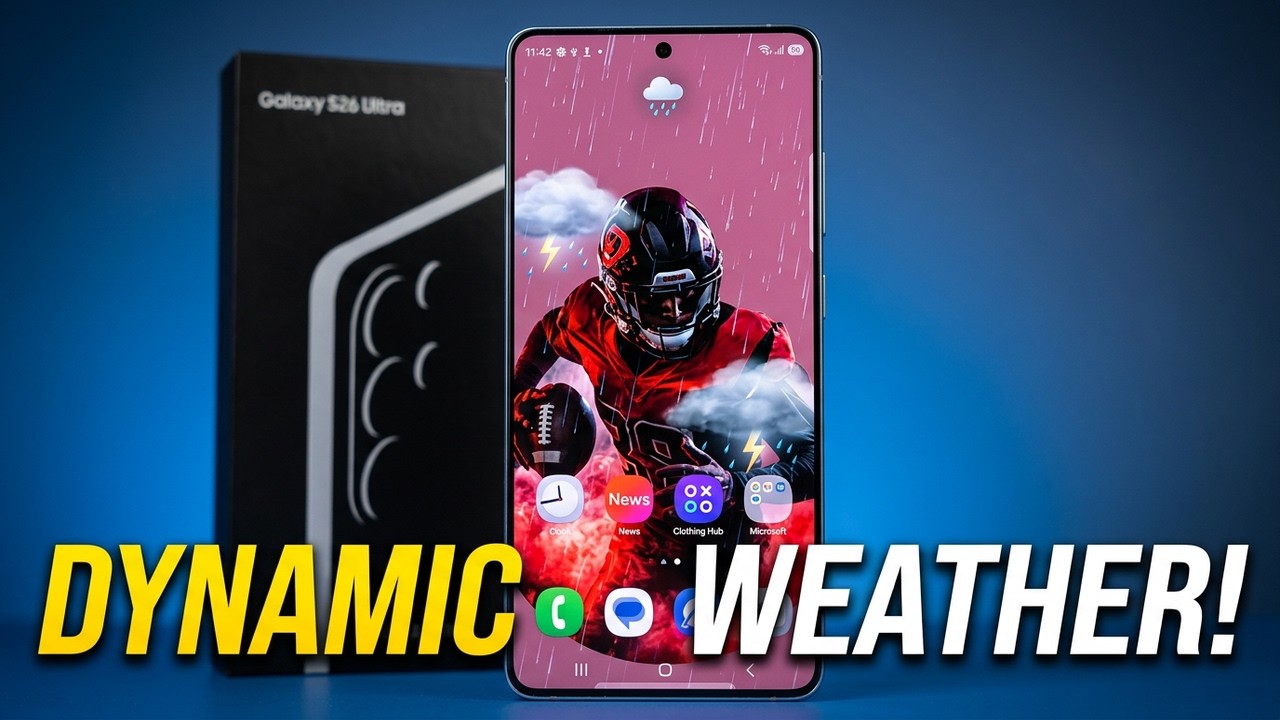 How to Add Wallpaper Weather Effect on Samsung Galaxy S26 Ultra | 2 Methods