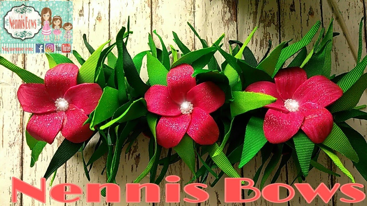 COMO HACER UNA CORONA DE MOANA. TIARA DE MOANA. DIY MOANA FLOWER HEADBAND.