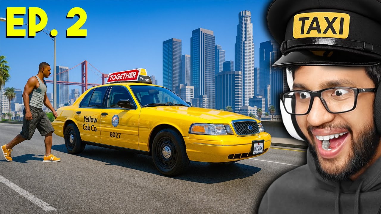 CAN I BECOME MILLIONAIRE WITH A TAXI JOB IN GTA 5 REAL #2