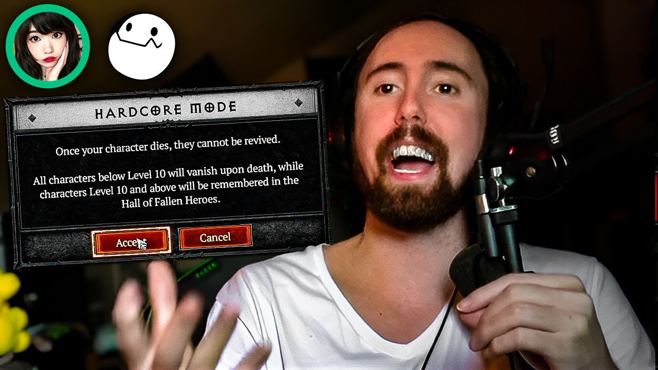 I Played D͏i͏a͏b͏l͏o͏ 4͏͏͏ HARDCORE for the First Time with Emiru