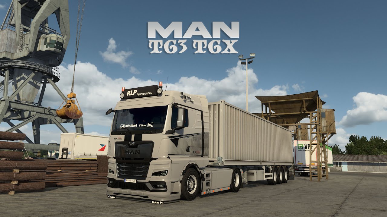 ETS2 1.49 MAN TG3 TGX RLP Edition - Open Pipe Sound Mod by M. Yıldız