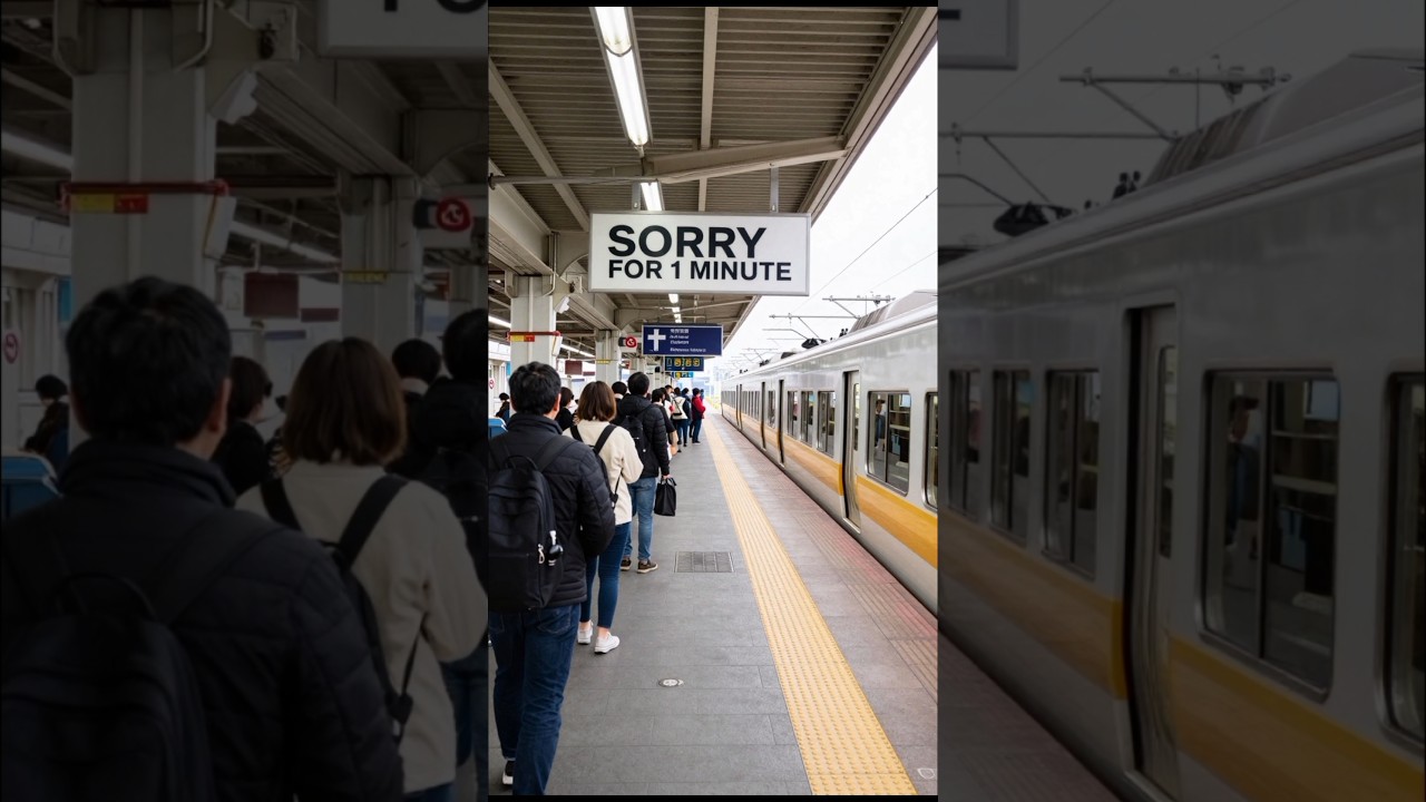 Why Japanese Trains Apologize for Being Late 