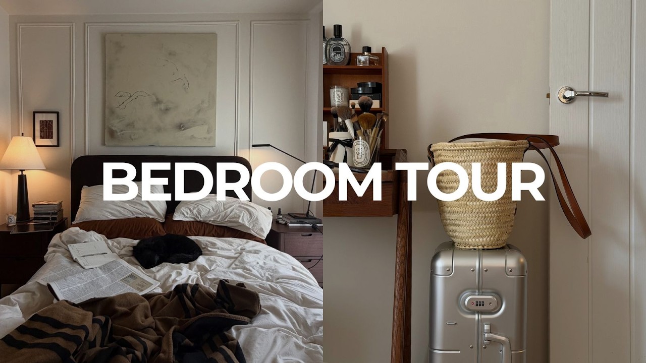 Small bedroom tour | London apartment 🤎