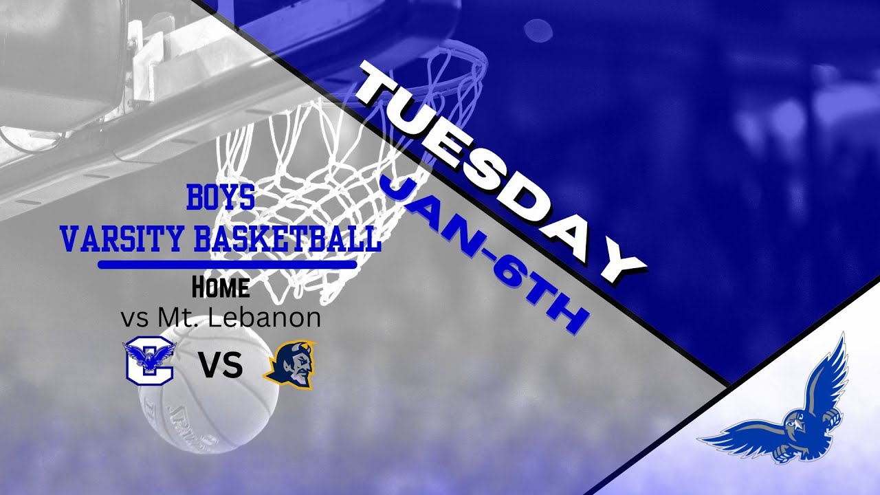 Boys Varsity Basketball vs Mt. Lebanon