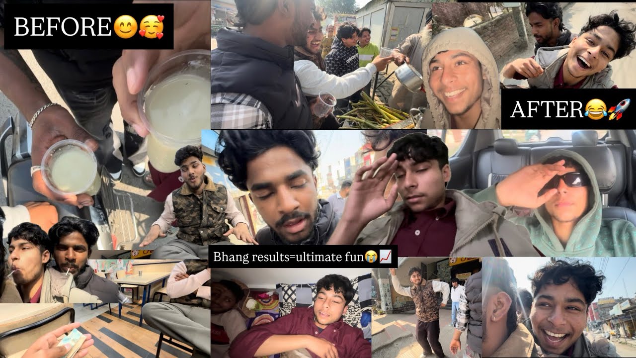 Bhang results=ultimate fun😭😂📈Maha Shivratri full vlog 69(unfiltered)✅