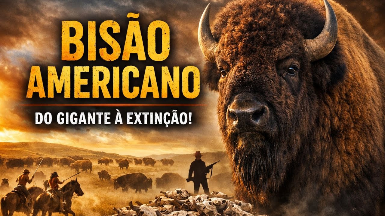 O Bisão Americano: O Gigante da América do Norte Que Quase Foi Extinto