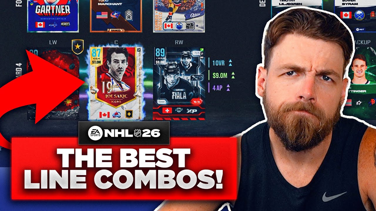 THE BEST LINE COMBOS IN NHL 26! | SEASON 3