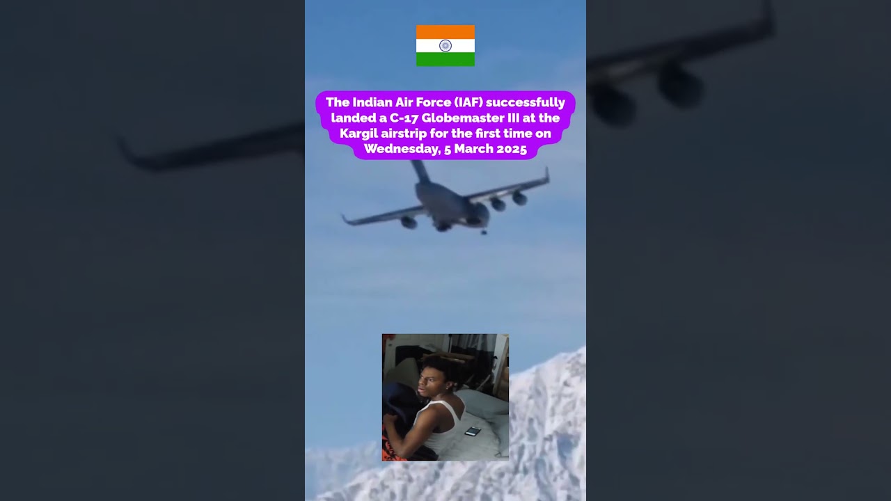 IAF Lands C-17 Globemaster at Kargil Airstrip for First Time