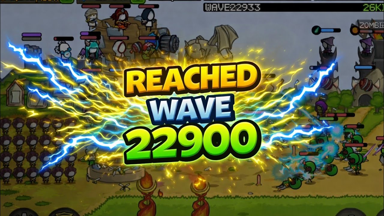 I Reached Wave 22900 - Grow Castle