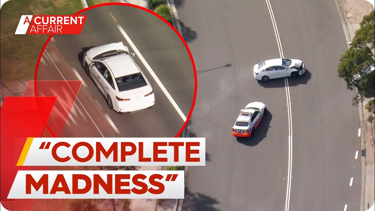 Heart-stopping police chase captured on camera | A Current Affair