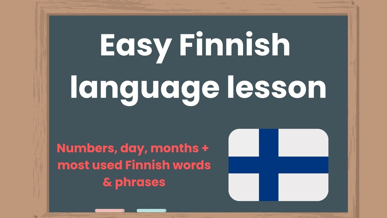 Finnish Language lesson for beginners level A1