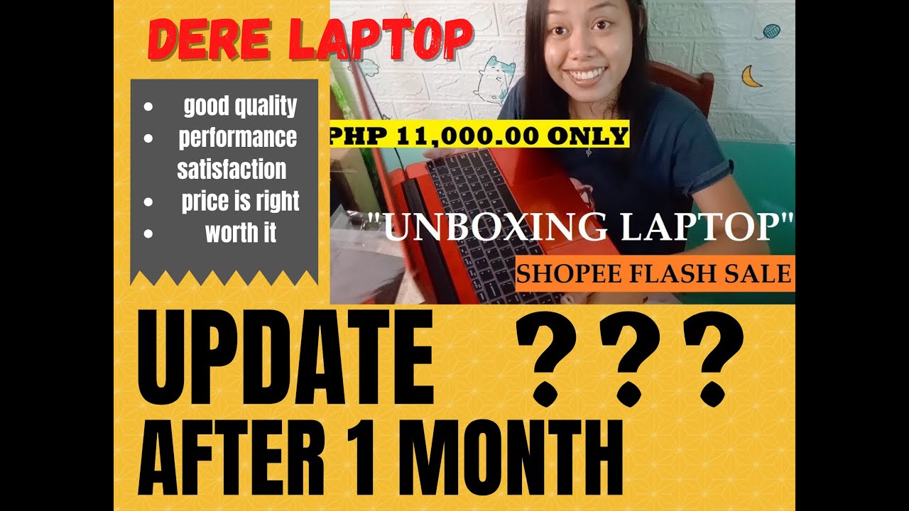 DERE LAPTOP REVIEW | AFTER 1 MONTH OF USING