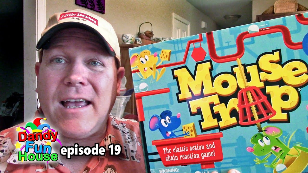 MOUSE TRAP GAME! Unbox, Setup, Action! - Dandy Fun House episode 19