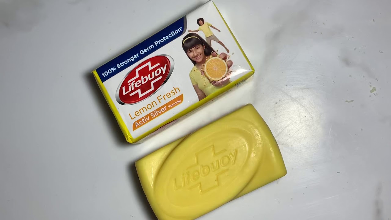 LIFEBOUY LEMON FRESH SEMI DRY SOAP CUTTING ASMR
