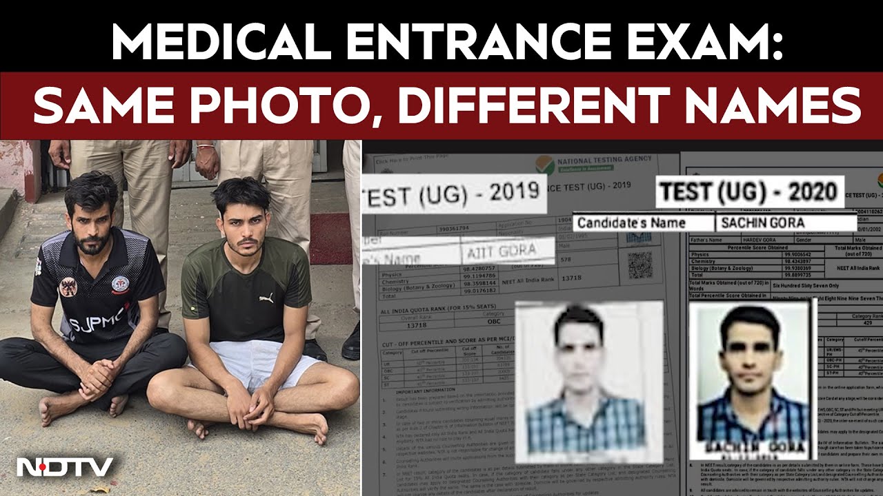 Rajasthan Medical Exam Scam: Cousins Qualify For Medical Entrance A Year Apart. Forms Had Same Photo