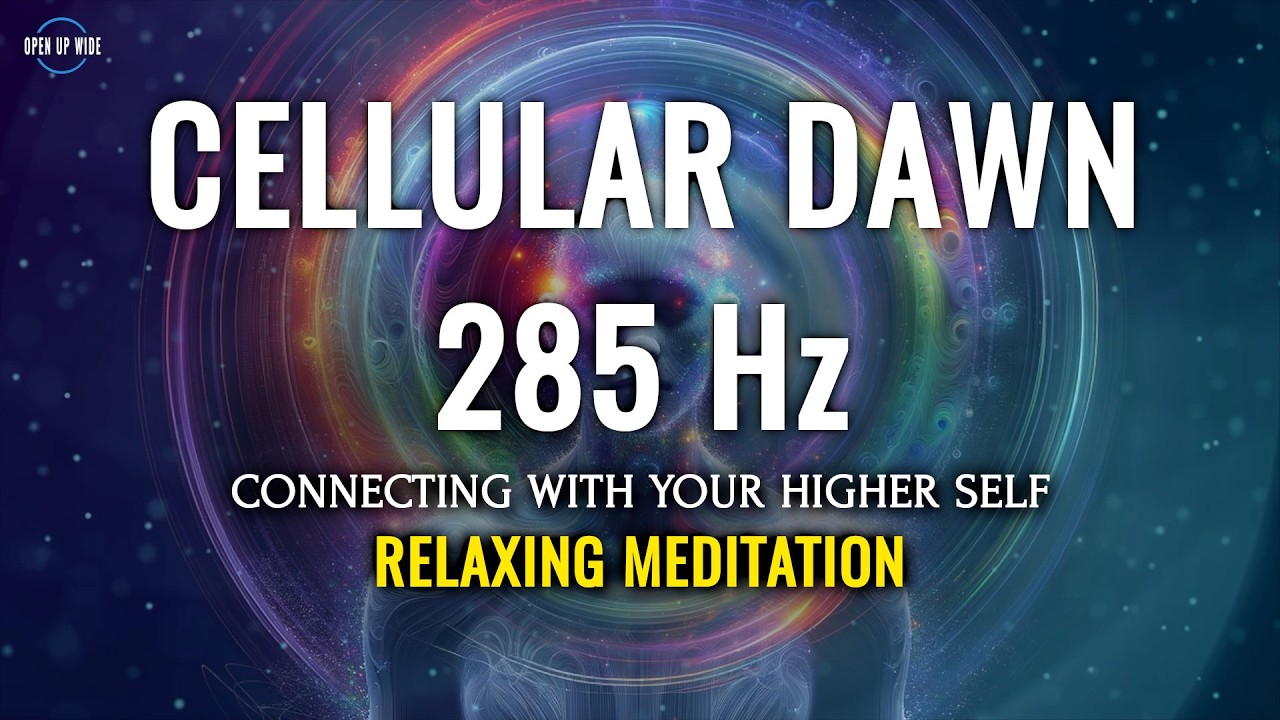 Cellular Dawn 285 Hz, Mind Refreshing Music for Stress Relief, Relaxing Meditation, Raise Vibration