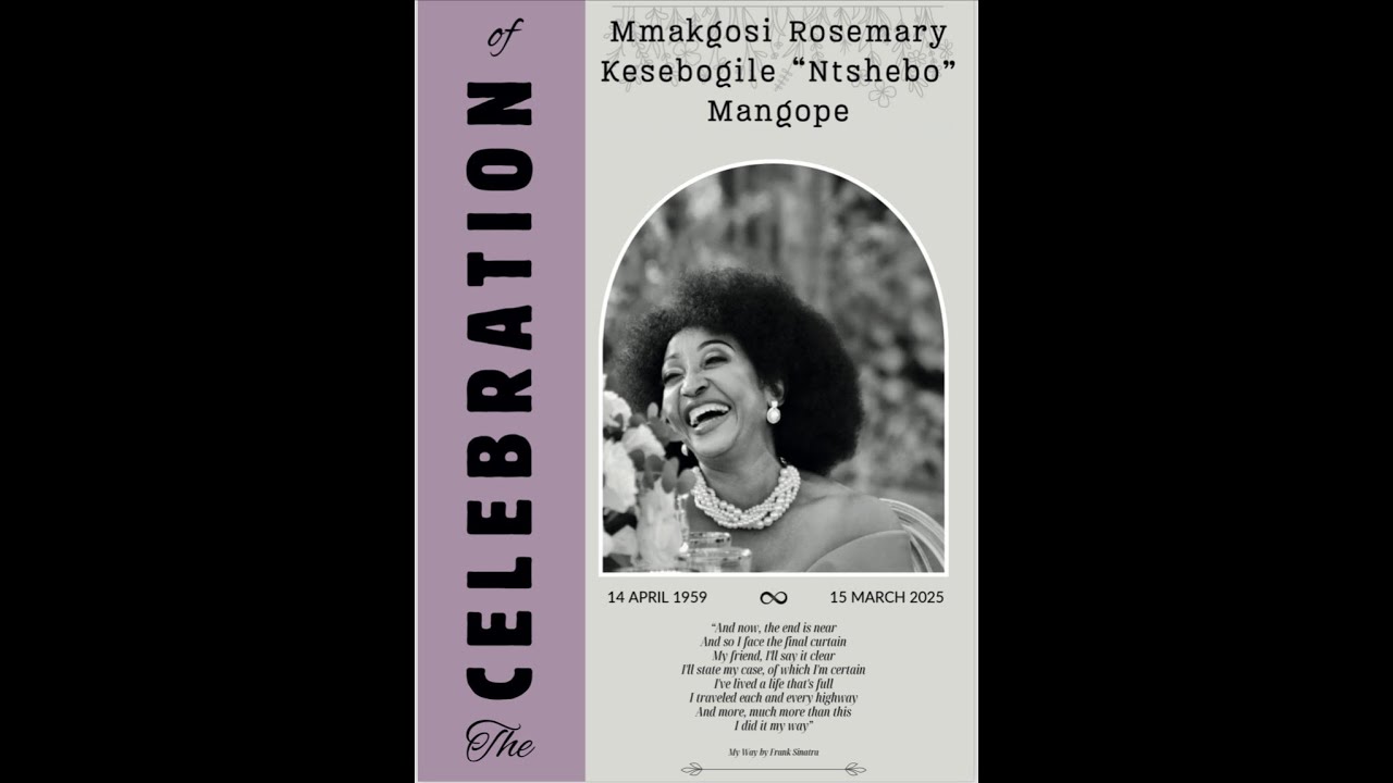 The Funeral Service of Mmakgosi Rosemary Kesebogile 