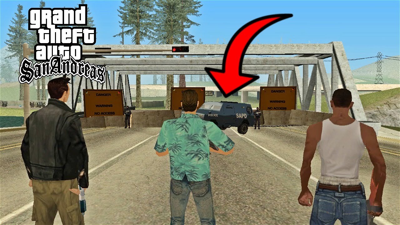 How To Cross Closed Bridges In The Beginning Of The Game? - GTA San Andreas