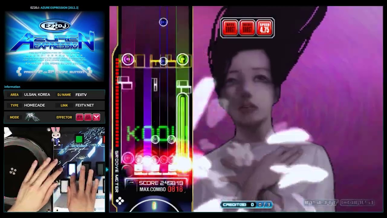 [EZ2DJ : AE] 5 Street (10) Anemia -Synth Pop Remix- [HD]