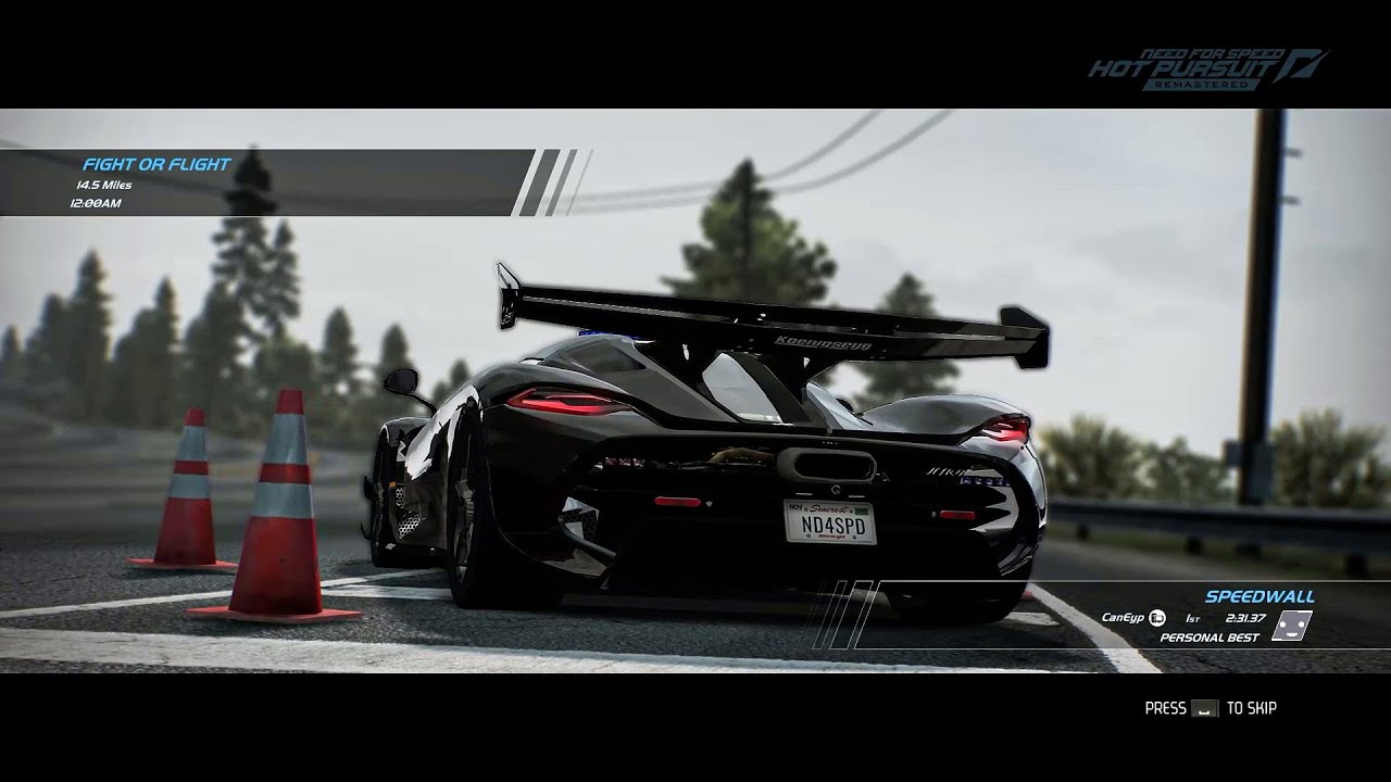 NFS Hot Pursuit Remastered - Полицейская машина Koenigsegg Jesko и модель Real Racing 3