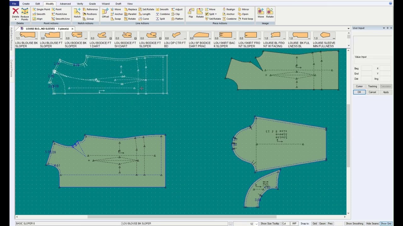 Seam Allowance : Adding, subtracting in Gerber Accumark
