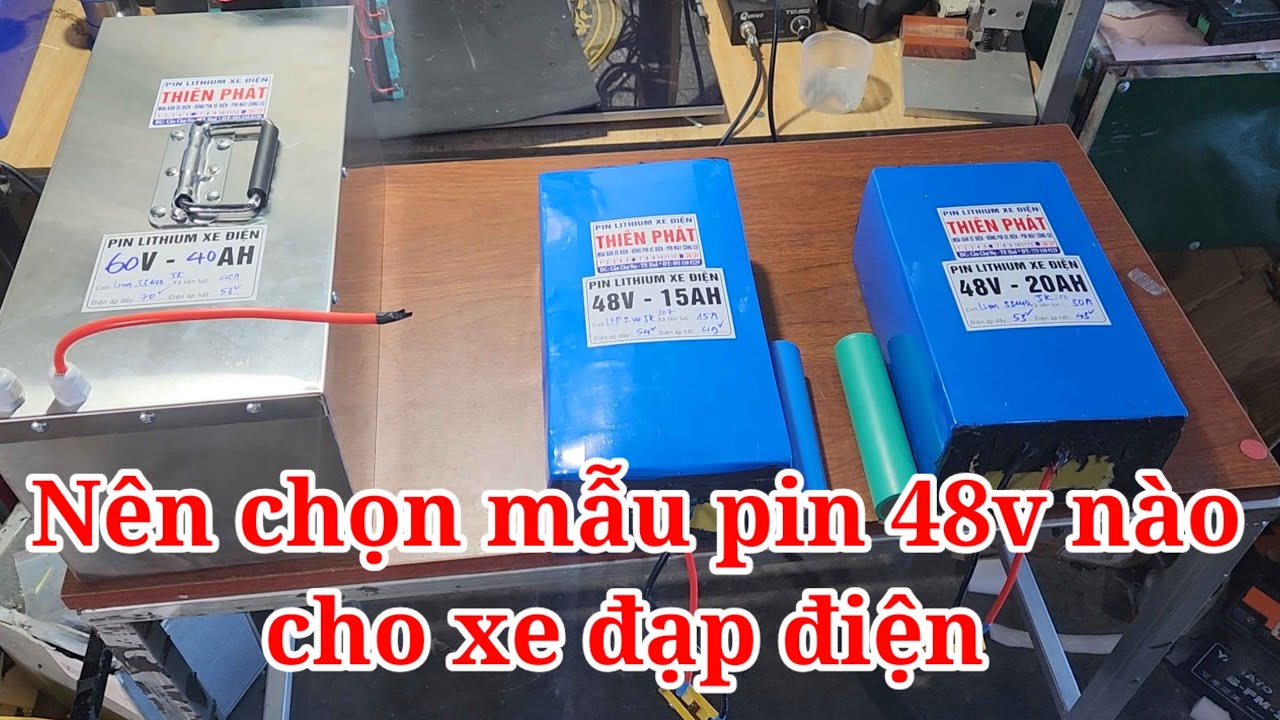Nên chọn pin xe đạp điện 48v nào cho phù hợp | xe điện thiên phát