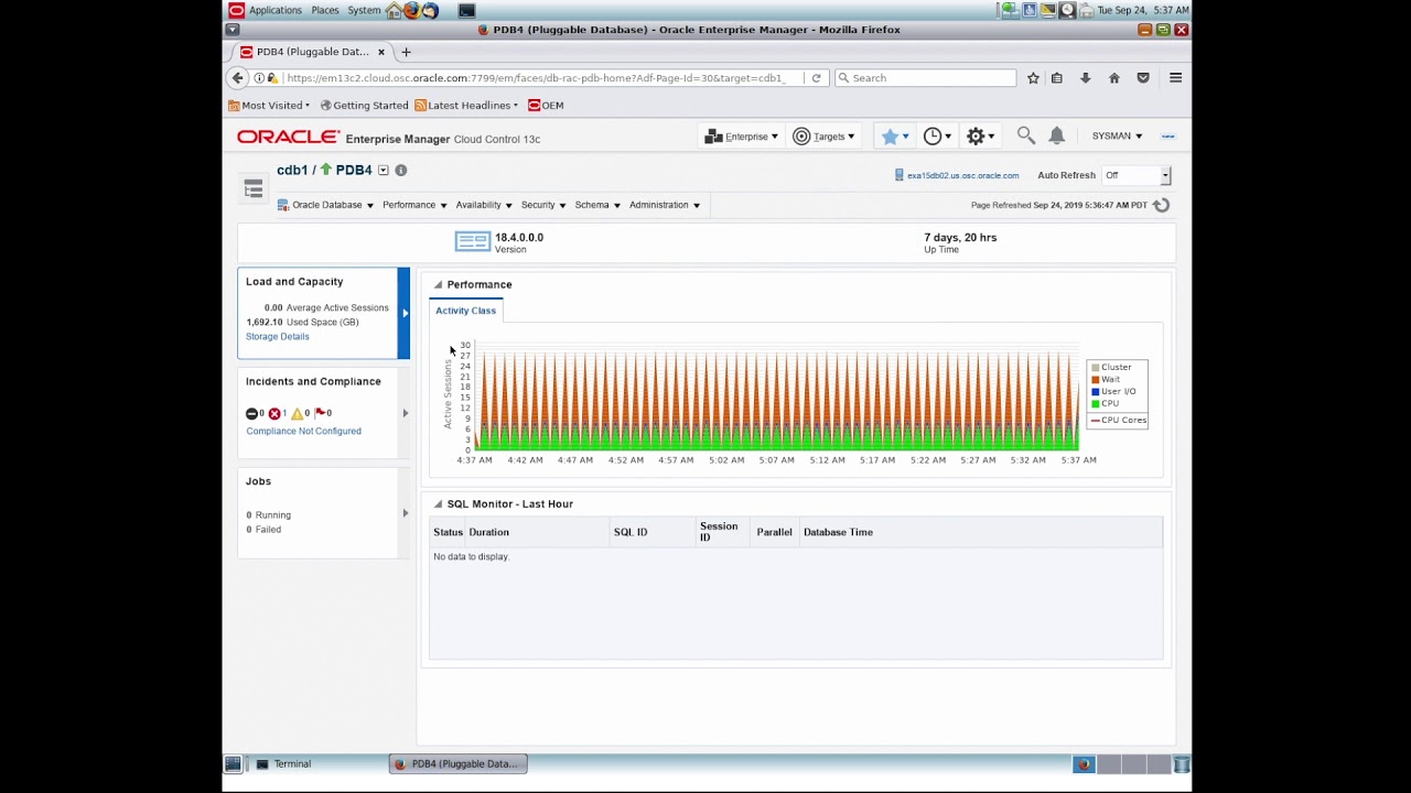 Oracle Resource Manager Demo #1 - Pluggable Databases