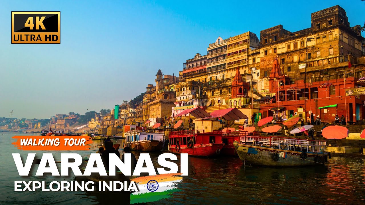 VARANASI, India 🇮🇳 Walking in the India’s Most Spiritual City | 4K Walking Tour