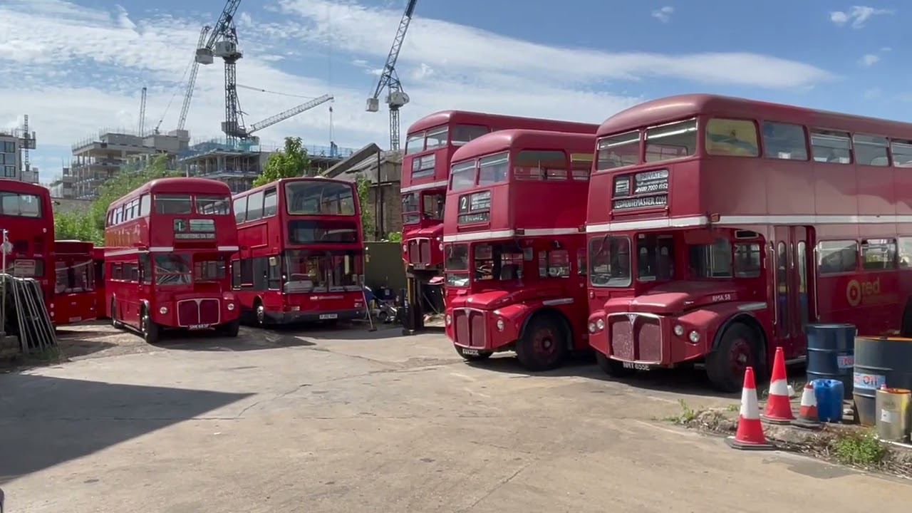 Vintage Routemaster Red London Bus