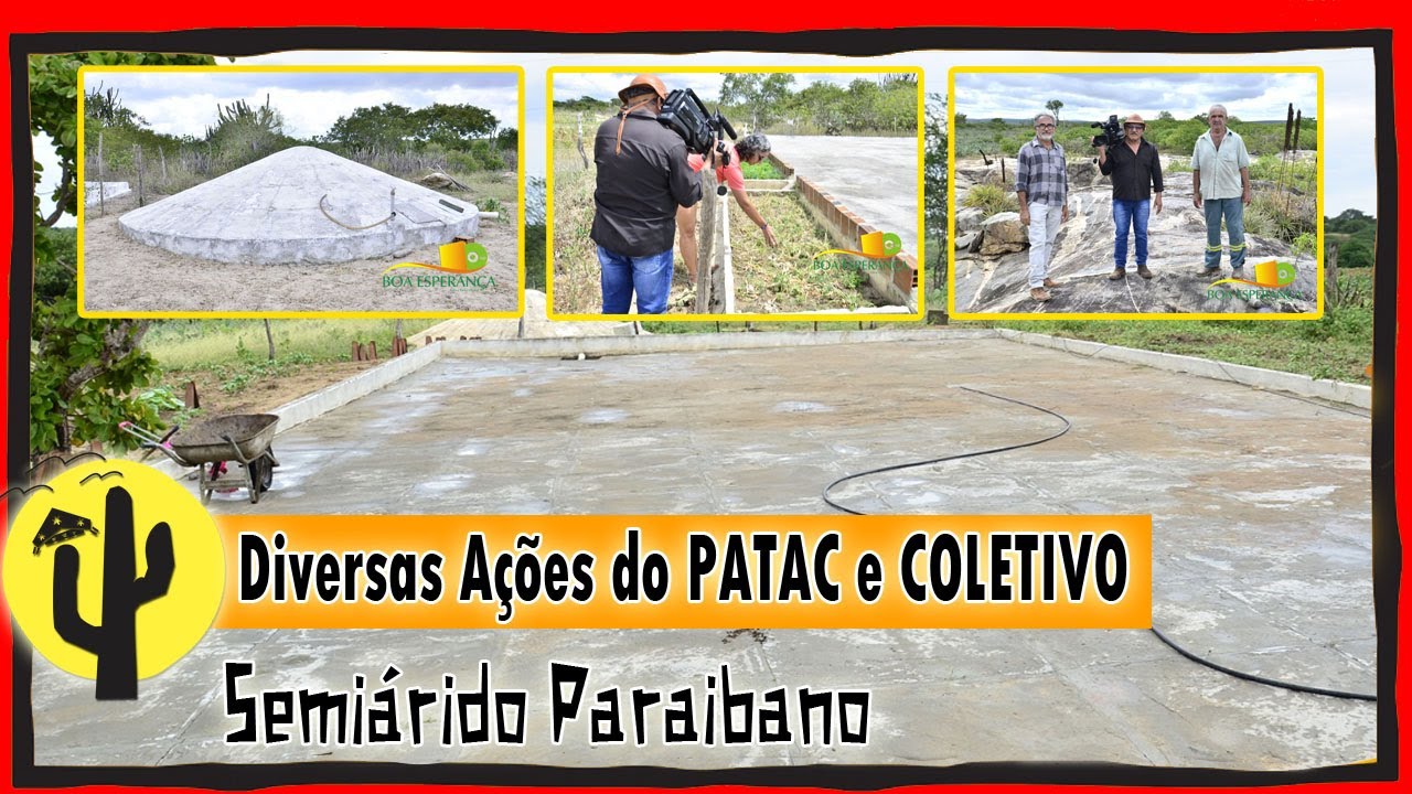 Ações do PATAC e do COLETIVO no Semiárido Paraibano | Construções de Cisternas 🌵