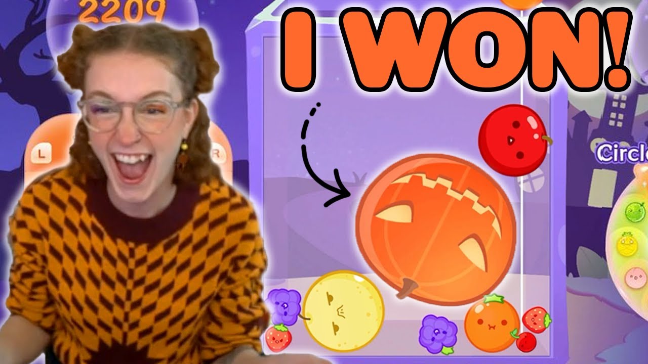 I WON THE VIRAL FRUIT GAME!? (Suika Game)
