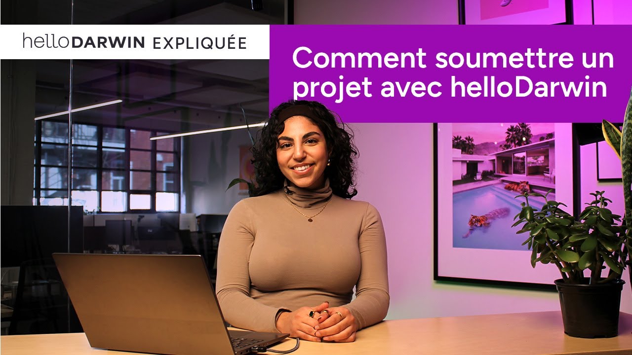Comment soumettre un projet et filtrer les candidats sur la plateforme helloDarwin ?
