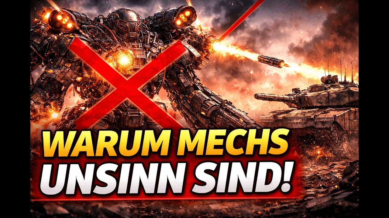 Warum RIESIGE Kampfroboter im Krieg nutzlos sind!
